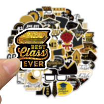 52 pieces of Season of graduation graffiti stickers decorated Ipad suitcase notebook Diy waterproof stickers