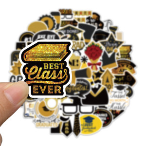 52 pieces of Season of graduation graffiti stickers decorated Ipad suitcase notebook Diy waterproof stickers