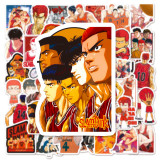 50 Slam Dunk Master stickers, Japanese anime animation, laptop decoration, water cup waterproof stickers