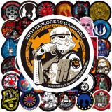 50 Star Wars graffiti stickers, water cups, handbags, luggage, laptops, skateboards, waterproof stickers