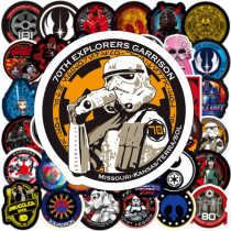 50 Star Wars graffiti stickers, water cups, handbags, luggage, laptops, skateboards, waterproof stickers