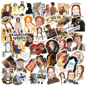 50 inspirational American dramas, small Anne graffiti stickers, water cups, luggage, laptops, waterproof stickers