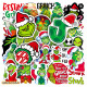 50 green fur monster Grinch graffiti stickers, luggage, laptop, electric scooter, decorative waterproof stickers