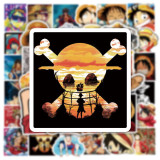 50 Pieces of Pirate Wang Lufei Single Person Graffiti Stickers Water Cup Luggage Case Laptop Electric Car Waterproof Sticker