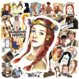 50 inspirational American dramas, small Anne graffiti stickers, water cups, luggage, laptops, waterproof stickers