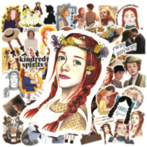 50 inspirational American dramas, small Anne graffiti stickers, water cups, luggage, laptops, waterproof stickers