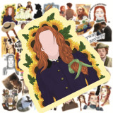 50 inspirational American dramas, small Anne graffiti stickers, water cups, luggage, laptops, waterproof stickers