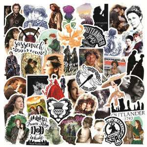 50 pieces of graffiti stickers for American dramas, ancient battlefield legends, luggage, scooters, laptops, waterproof stickers