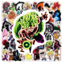50 pieces of Riman Seven Dragon Ball Graffiti Stickers Trolley Case Travel Case Skateboard Notebook Hand Book Water Cup Waterproof Sticker