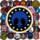 50 Star Wars graffiti stickers, water cups, handbags, luggage, laptops, skateboards, waterproof stickers