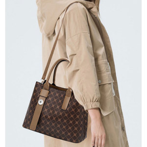 Large Capacity Tote Bag PVC Embossed One Shoulder Crossbody Bag fit 20mm Snaps button Jewelry whole sale