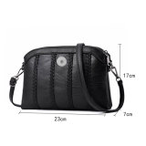 Soft leather one shoulder crossbody bag fit 20mm Snaps button Jewelry whole sale