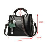 Simple handbag single shoulder crossbody bag fit 20mm Snaps button Jewelry whole sale
