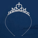 Bride Crown Wedding Dress Headwear Rhinestone Princess Hair Band Crown