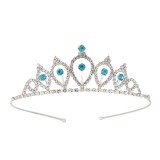Bride Crown Wedding Dress Headwear Rhinestone Princess Hair Band Crown