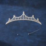 Bride Crown Wedding Dress Headwear Rhinestone Princess Hair Band Crown
