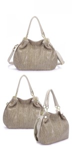 Large capacity leather snake pattern single shoulder handbag crossbody bag