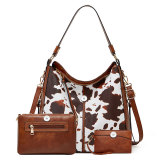 Vintage Leopard Pattern Multi Zipper Bag Tassel Accessories Diagonal Cross Tote Bag Generation fit 20MM Snaps button jewelry wholesale