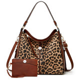 Vintage Leopard Pattern Multi Zipper Bag Tassel Accessories Diagonal Cross Tote Bag Generation fit 20MM Snaps button jewelry wholesale