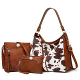 Vintage Leopard Pattern Multi Zipper Bag Tassel Accessories Diagonal Cross Tote Bag Generation fit 20MM Snaps button jewelry wholesale