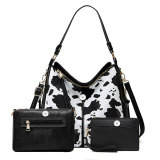 Vintage Leopard Pattern Multi Zipper Bag Tassel Accessories Diagonal Cross Tote Bag Generation fit 20MM Snaps button jewelry wholesale