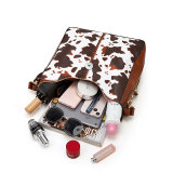 Vintage Leopard Pattern Multi Zipper Bag Tassel Accessories Diagonal Cross Tote Bag Generation fit 20MM Snaps button jewelry wholesale