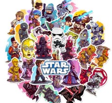 50 Star Wars Graffiti Stickers Cool Motorcycle Luggage Trolley Case Laptop Guitar Waterproof Stickers