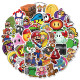 50 Super Mario Graffiti Stickers Laptop Phone Case Water Cup Computer Hand Ledger Waterproof Stickers