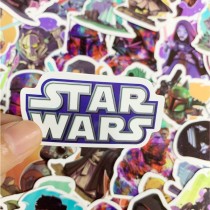 50 Star Wars Graffiti Stickers Cool Motorcycle Luggage Trolley Case Laptop Guitar Waterproof Stickers