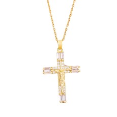 Stainless Steel Cross  Necklace