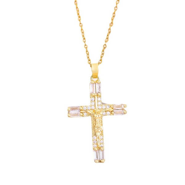 Stainless Steel Cross  Necklace