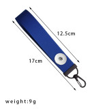 13 Colors Personalized Creativity Solid Color Ribbon Keychain Bag Pendant Jewelry Accessories Ribbon Gift fit 20MM Snaps button jewelry wholesale