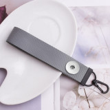 13 Colors Personalized Creativity Solid Color Ribbon Keychain Bag Pendant Jewelry Accessories Ribbon Gift fit 20MM Snaps button jewelry wholesale