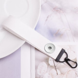 13 Colors Personalized Creativity Solid Color Ribbon Keychain Bag Pendant Jewelry Accessories Ribbon Gift fit 20MM Snaps button jewelry wholesale