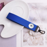 13 Colors Personalized Creativity Solid Color Ribbon Keychain Bag Pendant Jewelry Accessories Ribbon Gift fit 20MM Snaps button jewelry wholesale