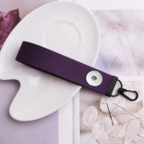 13 Colors Personalized Creativity Solid Color Ribbon Keychain Bag Pendant Jewelry Accessories Ribbon Gift fit 20MM Snaps button jewelry wholesale