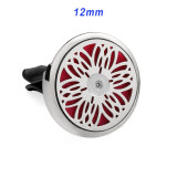 Stainless steel Alloy hollow car bracket car aromatherapy air outlet clip life tree car aromatherapy clip perfume dispenser fit 20MM Snaps button jewelry wholesale