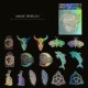 100 laser stickers, Magic World, Inspect for Bikers Motorcycle Car Laser Stickers