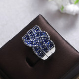 Blue Zircon Ring