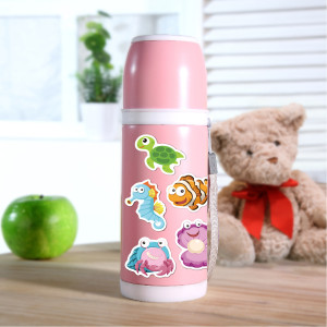 50 Ocean Life Stickers Baby Cartoon Graffiti Children's Birthday Party Gifts Notebook Waterproof Stickers