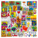 50 pieces of Street art graffiti Keith Haring personalized suitcase keith haring waterproof sticker