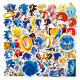 50 Hedgehog Sonic Cartoon Graffiti Waterproof Trolley Case Laptop Water Cup Stickers