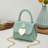 Jelly Bag Fashion Versatile Shoulder Bag PVC Handbag fit 20MM Snaps button jewelry wholesale