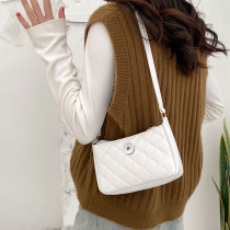 Women's underarm bag Fashion women's bag Cross body embroidered square bag fit 20MM Snaps button jewelry wholesale