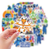 50 Rainbow friends roblox Rainbow Friends Graffiti Stickers Luggage Case Water Cup Waterproof Stickers