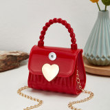 Jelly Bag Fashion Versatile Shoulder Bag PVC Handbag fit 20MM Snaps button jewelry wholesale