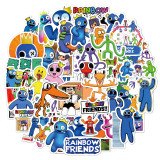 50 Rainbow friends roblox Rainbow Friends Graffiti Stickers Luggage Case Water Cup Waterproof Stickers
