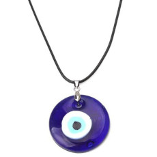 3cm Glass Eye Pendant Necklace