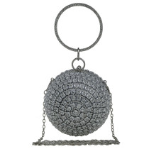 Dinner bag, handbag, diamond inlaid dress, evening bag