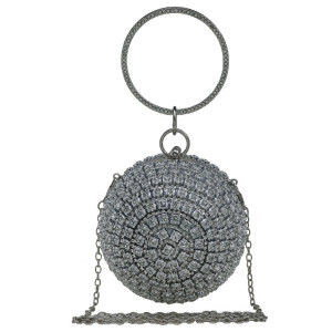 Dinner bag, handbag, diamond inlaid dress, evening bag